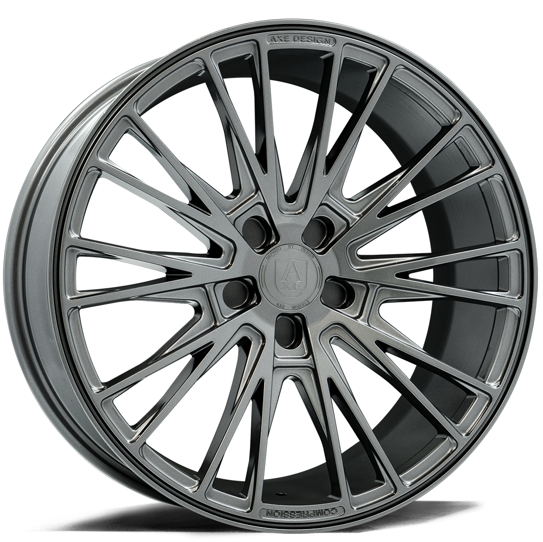Axe Wheels 19x8.5 CF2 Compression Forged Alloy Wheel - 72.6 Bore - 5x114 BC - 40 Off Set - Graphite Grey - 8519BLANK40CF2GR-114