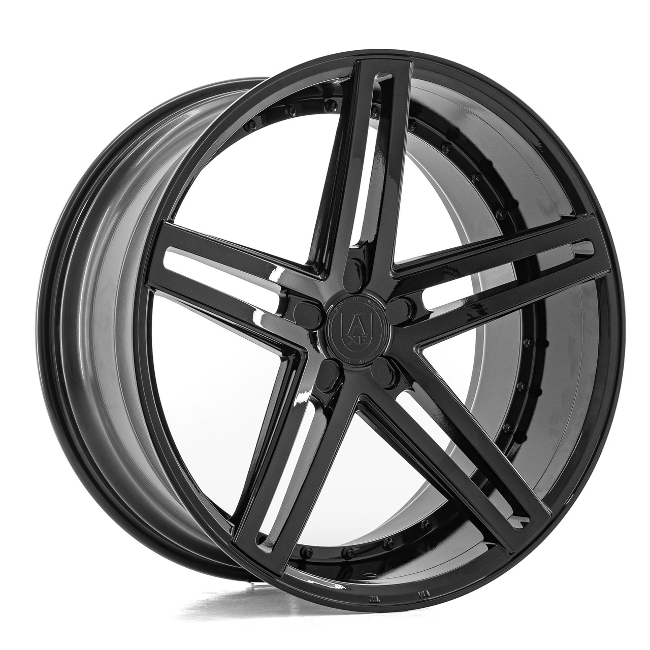 Axe Wheels 22x10.5 EX20 Gravity Cast Aluminum Wheel - 74.1 Bore - 5x114 BC - 26 Off Set - Full Gloss Black - 10522BLNK25EX20GB-26-114