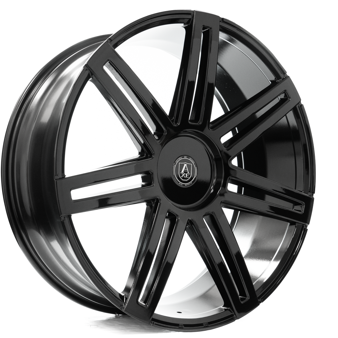 Axe Wheels 26x10 EX26 Gravity Cast Aluminum Wheel - 74.1-106 Bore - 5x115 BC - 28 Off Set - Gloss Black - 2610BLNK28EX26GB-741106-115
