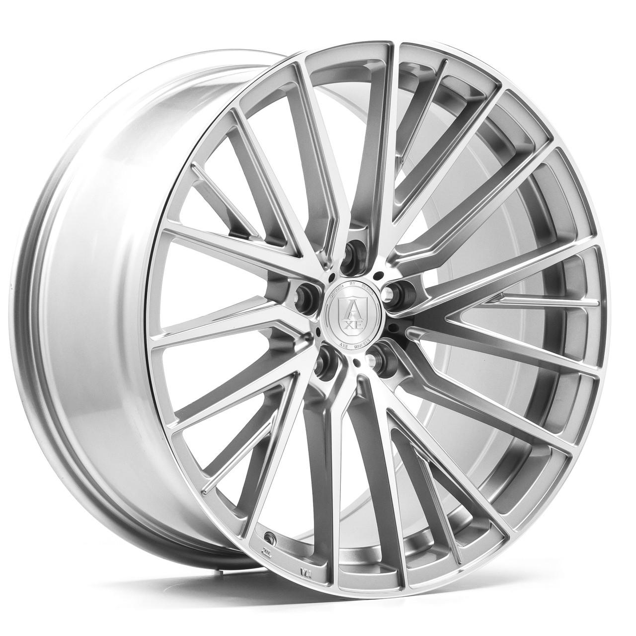 Axe Wheels 20x8.5 EX40 Gravity Cast Aluminum Wheel - 72.6 Bore - 5x110 BC - 25 Off Set - Silver Mirror Face - 8520BLNK25EX40SP-110