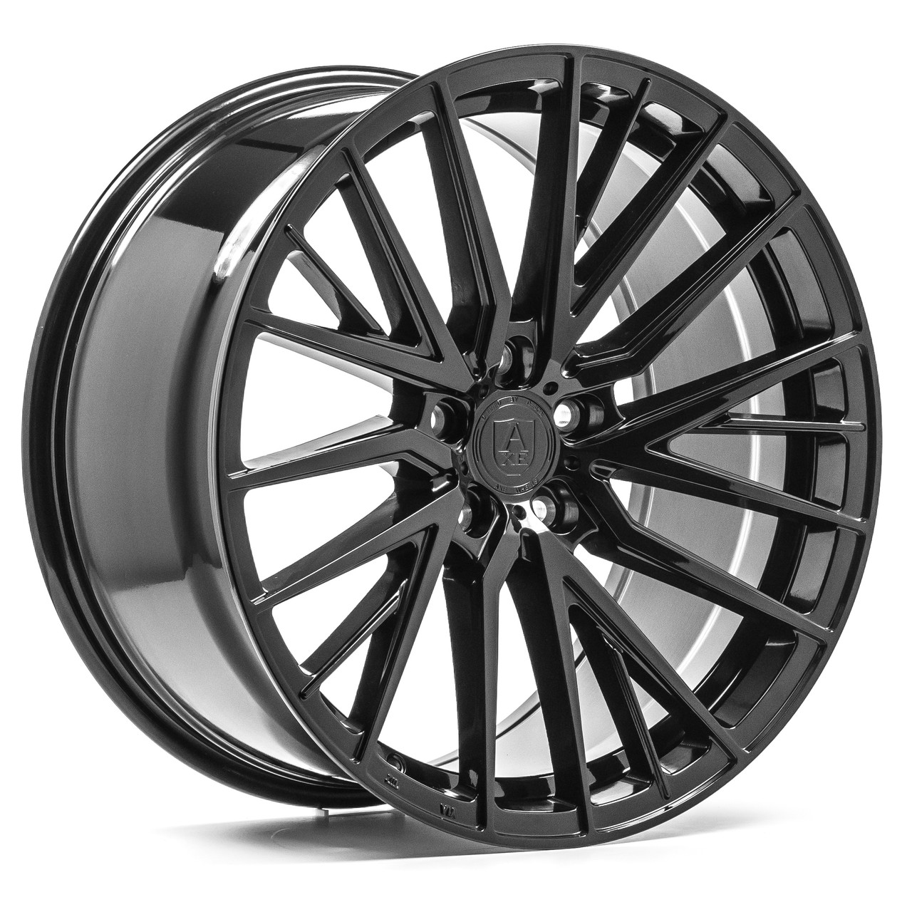Axe Wheels 22x10.5 EX40 Gravity Cast Aluminum Wheel - 74.1 Bore - 5x130 BC - 25 Off Set - Gloss Black - 10522BNK25+EX40GB-25-130