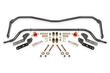 BMR Front & Rear Sway Bar Kit w/ Bushings - Black (1964 - 1972 A-Body) SB400H