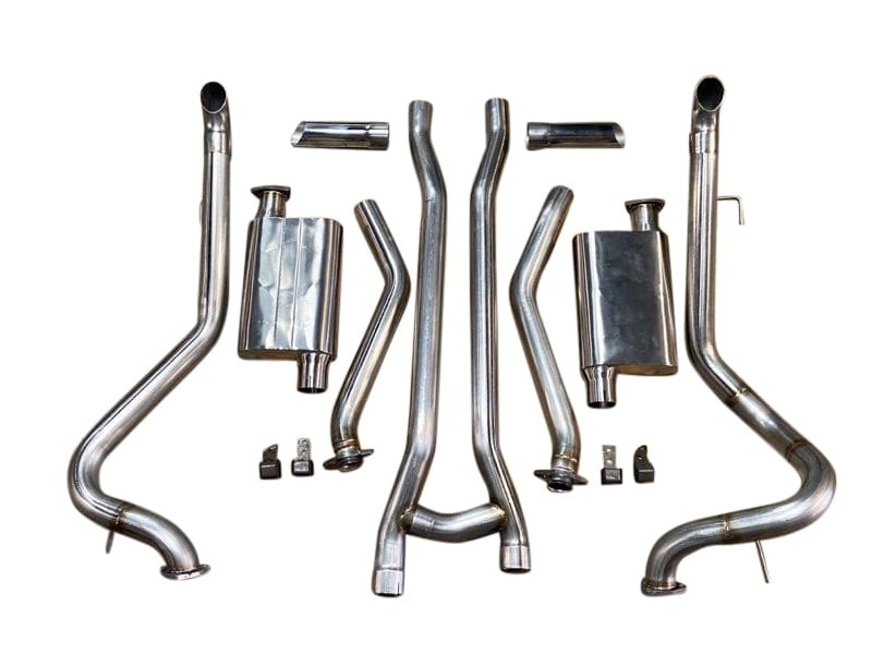 MRT ChamberFlow Cat Back Exhaust - 2.5" Pipe (1965 - 1970 Mustang V8) 96Q000