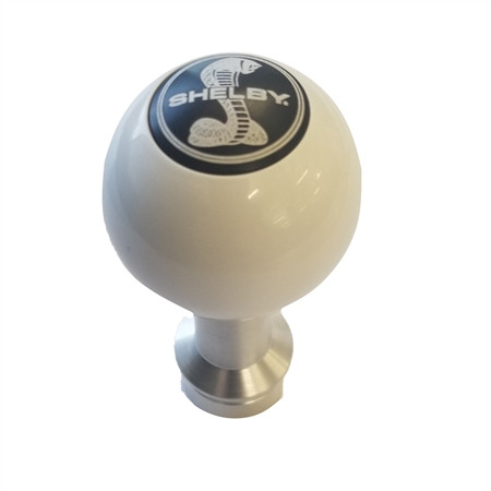 Shelby American Automatic White Ball Shifter (2015-2025 Mustang) ABMSKSHELBYBW