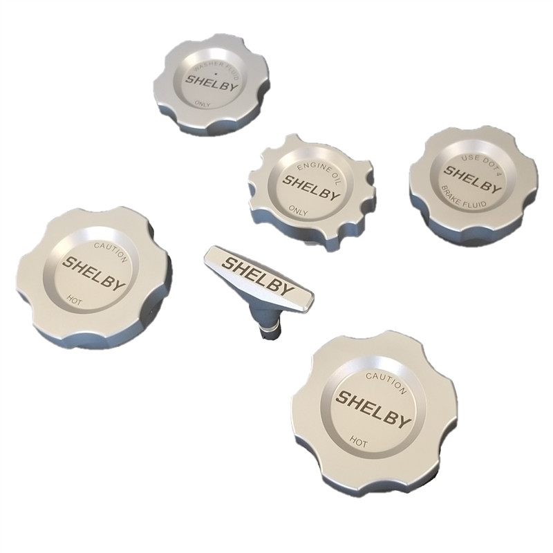 Shelby American GT500 6 Piece Engine Cap Set (2016-2022 Shelby