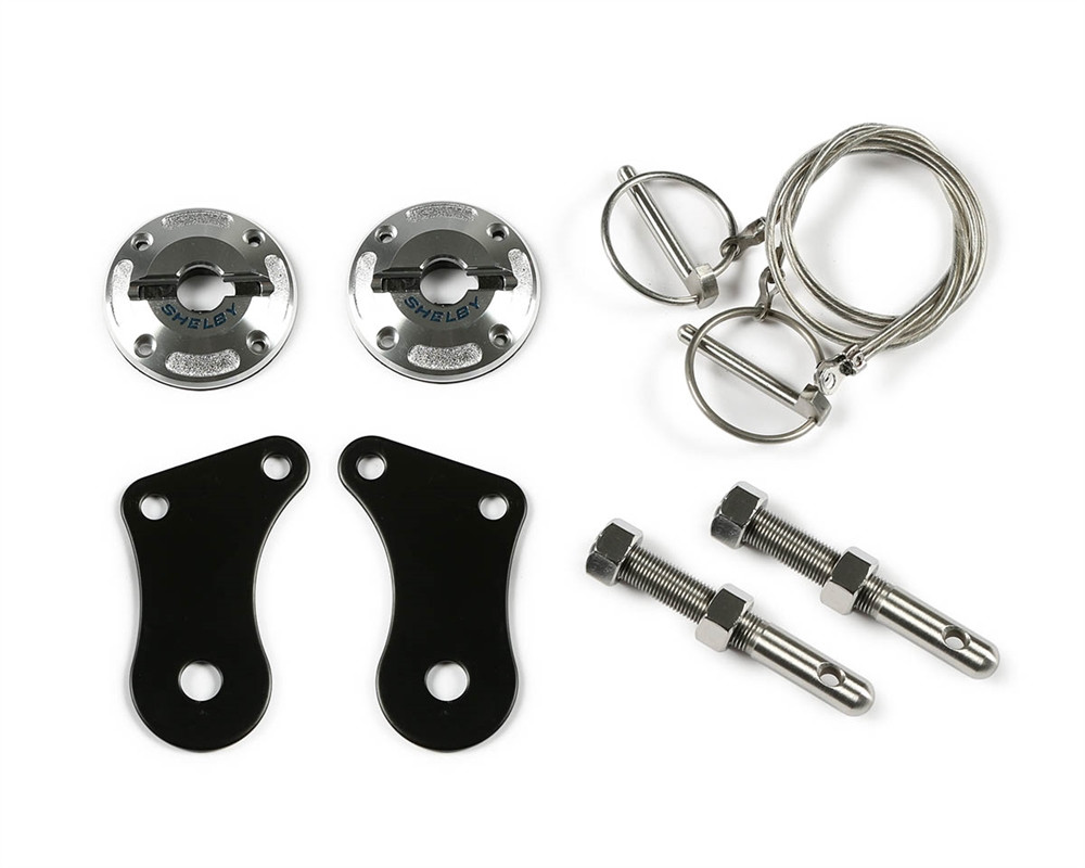 Shelby American Billet Hood Pins-Aluminum (2005-2014 Shelby GT / 2006-2007 Shelby GT-H / 2007-2014 GT500) P5R3Z-6316892