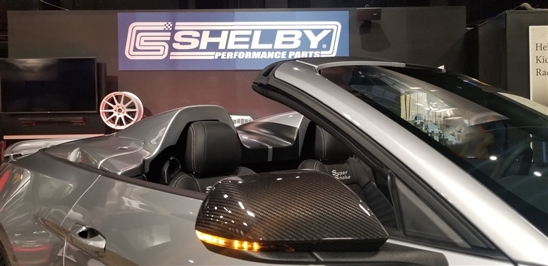 Shelby American Shelby Carbon Fiber Mirror Cap (RH w/turn) (2015-2023 Mustang / 2015-2020 Shelby GT350 / 2016-2022 GT500) SGT052