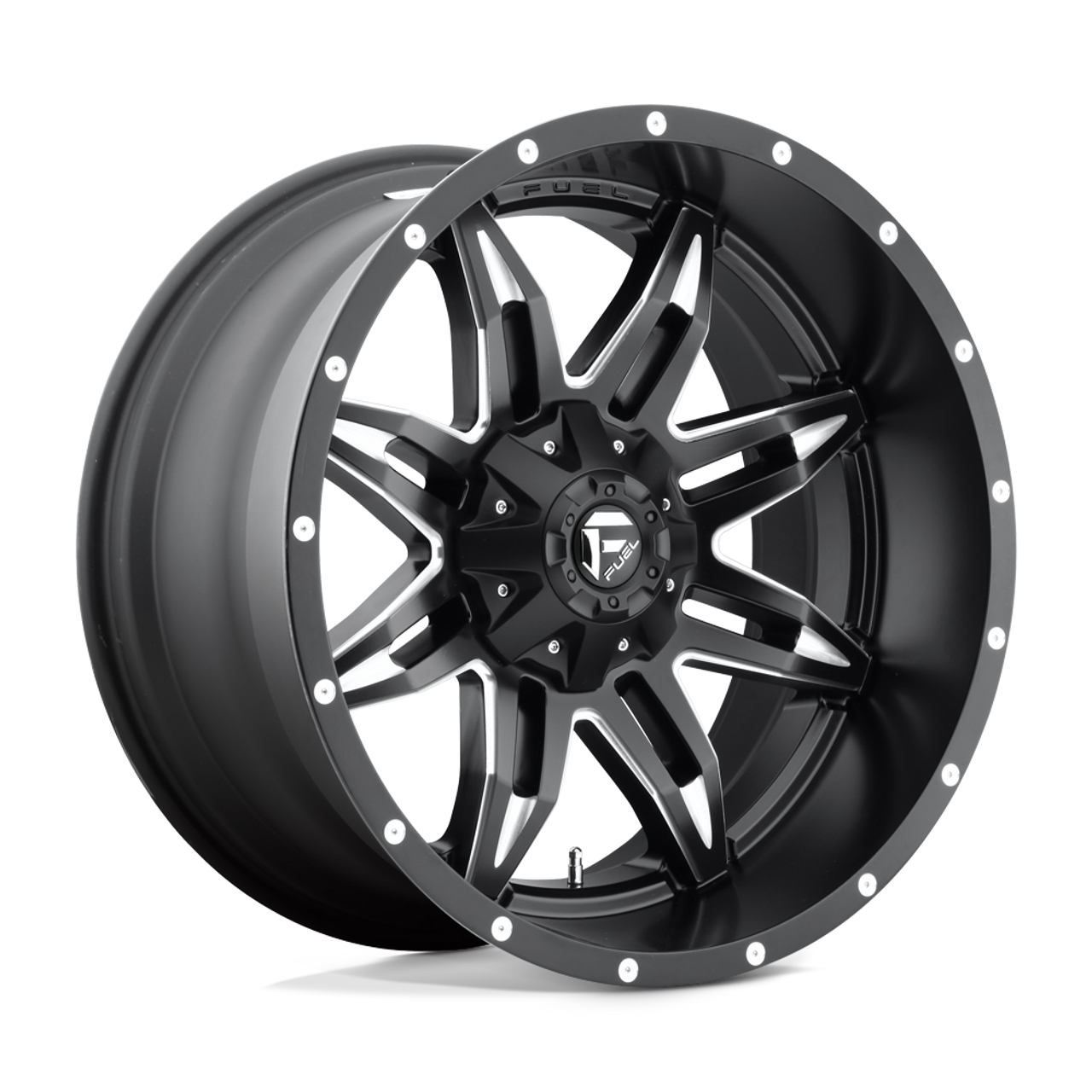 Fuel Off-Road 18x9 Lethal Wheel 6X135/6X139.7 BP 01mm ET 5.04 BS 106.10 Bore  - Matte Black Milled - D56718909850