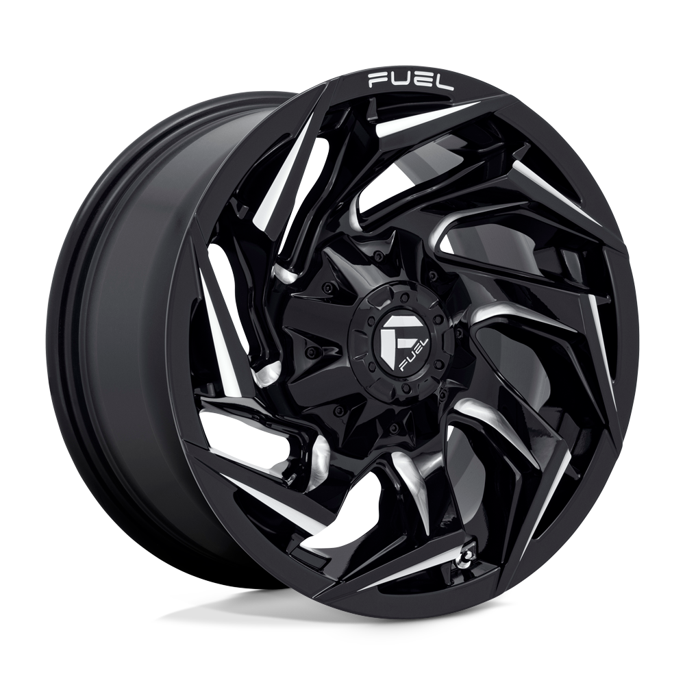 Fuel Off-Road 18x9 Reaction Wheel 5X114.3/5X127 BP 01mm ET 5.04 BS 78.10 Bore - Gloss Black Milled - D75318902650