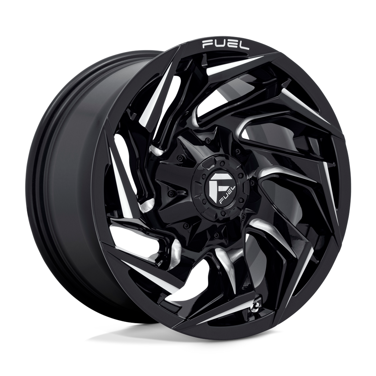 Fuel Off-Road 20x9 Reaction Wheel 8X170 BP 20mm ET 5.79 BS 125.10 Bore - Gloss Black Milled - D75320901757