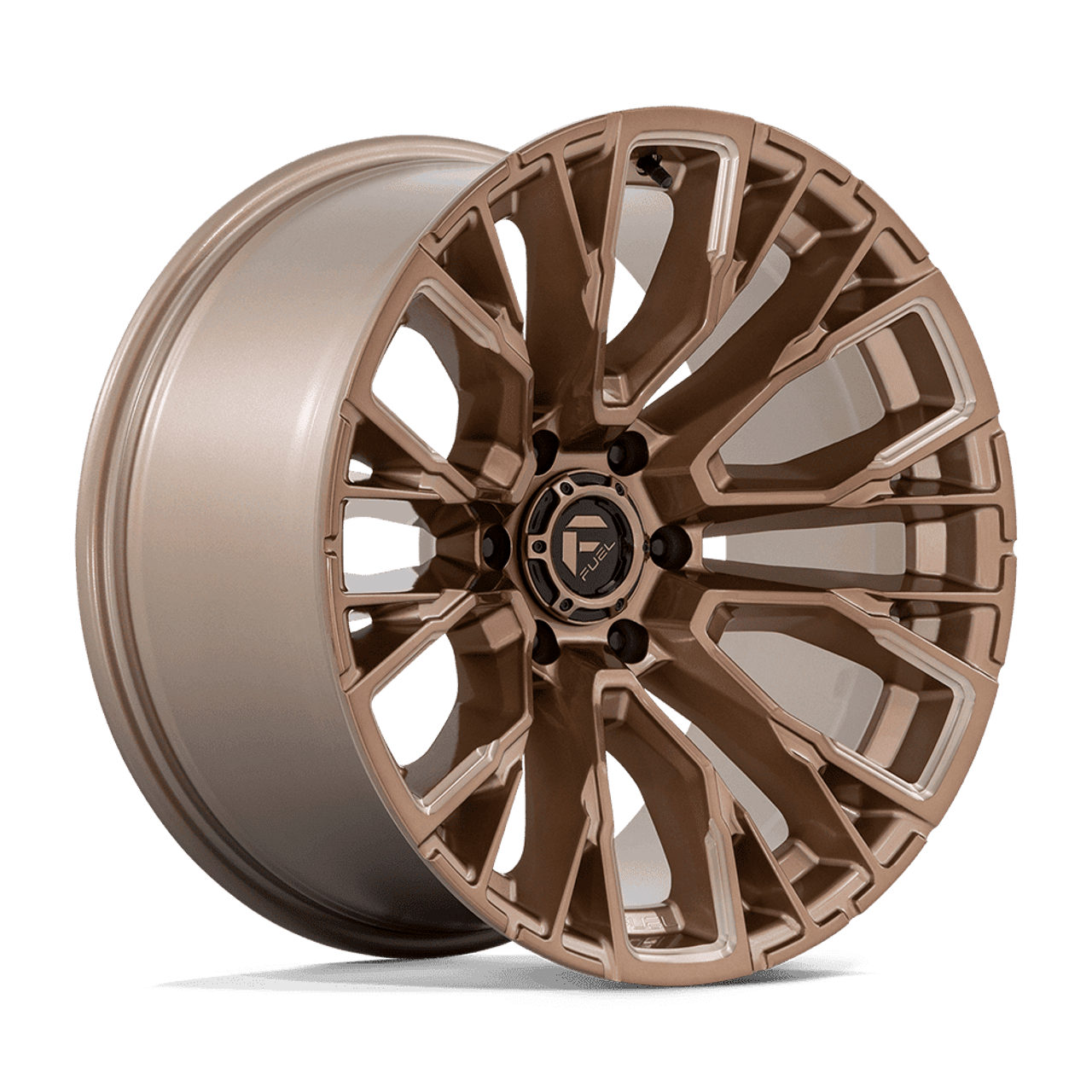 Fuel Off-Road 20x10 Rebar Wheel 8X180 BP -18mm ET 4.79 BS 124.20 Bore - Platinum Bronze Milled - D85020001847