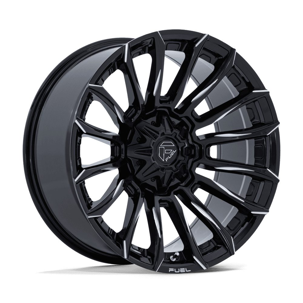 Fuel Off-Road 20x10 Blade Wheel 8X170 BP -18mm ET 4.79 BS 125.10 Bore - Gloss Black Milled - FC889BE20108718N