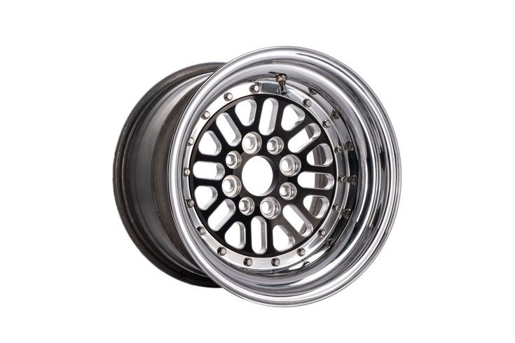 Belak 15x8 Series 2 Three-Piece Racing Wheel 4x100mm BP  5 BS  - High Pad  - 15084100S25BS-NBL