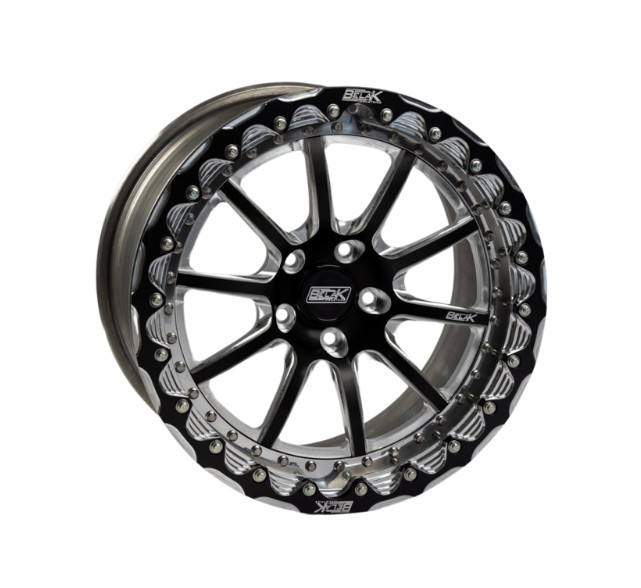 Belak 20x10 Series 4 Three-Piece Racing Wheel 5x127mm BP  6 BS  - High Pad  - 20105127S46BS-NBL