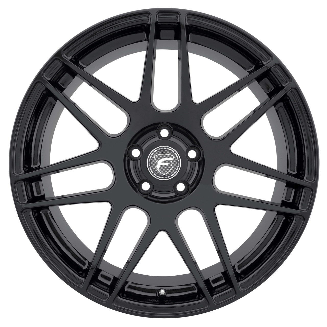 Forgestar 19x9.5 F14 Deep Concave Forged Wheel | Gloss Black | 5x112 | +25 ET | BS 6.2 | F25199544P25