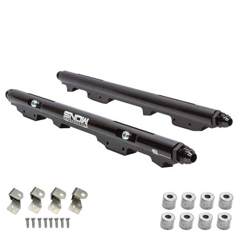 Snow Fuel Rail Kit for Return Style Fuel System w/ LS1 60mm Injector Height (L92 Manifold) SNF-39603