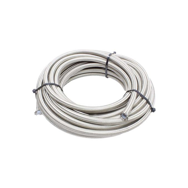 Snow 6AN PTFE Hose Braided Stainless 30FT SNF-60630