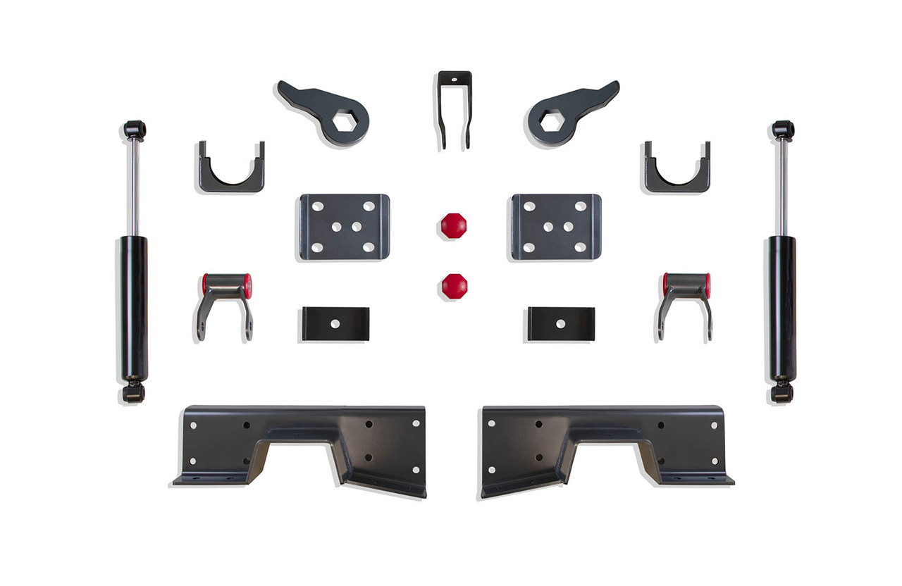 Maxtrac 5" Rear Lowering Box Kit (1999 - 2006 Chevrolet Silverado 1500 4WD / 1999 - 2006 GMC Sierra 1500 4WD) - 200950T