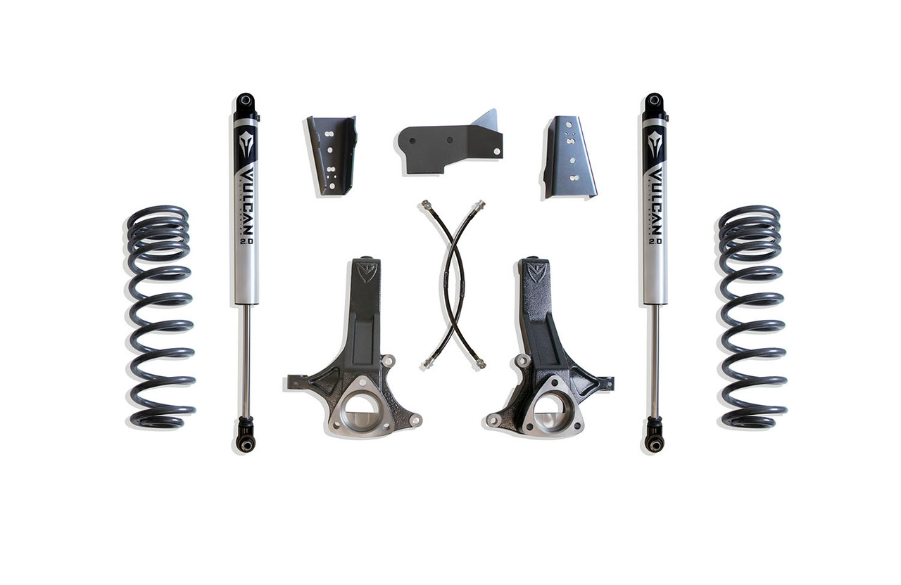 Maxtrac 4.5" Lift Kit Vulcan IFP Shocks (2009 - 2024 Dodge Ram 1500 5-Lug 2WD) - K882443V