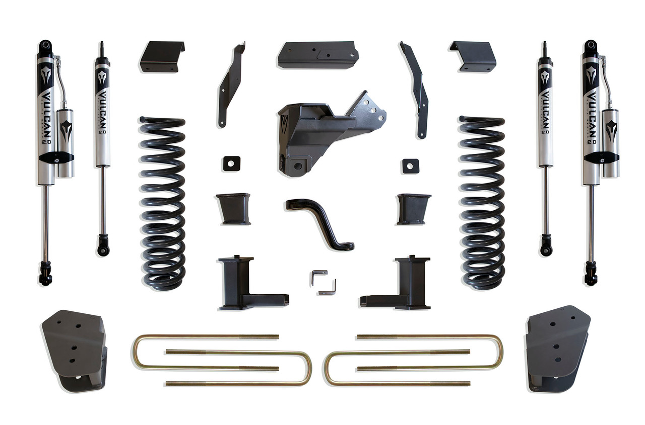 Maxtrac 6" Lift Kit Vulcan Reservoir Shocks (2017 - 2022 Ford F-250 4WD / 2017 - 2022 Ford F-350 4WD) - K943362VR