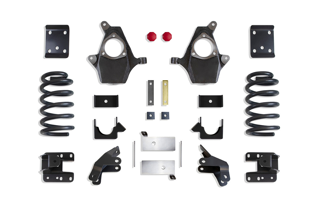 Maxtrac 3"/5" Lowering Kit (Magneride, Ext/Crew Cab, Cast Steel Arms) (2014 - 2018 Chevrolet Silverado 1500 / 2014 - 2018 GMC Sierra 1500) - KS331535-8M