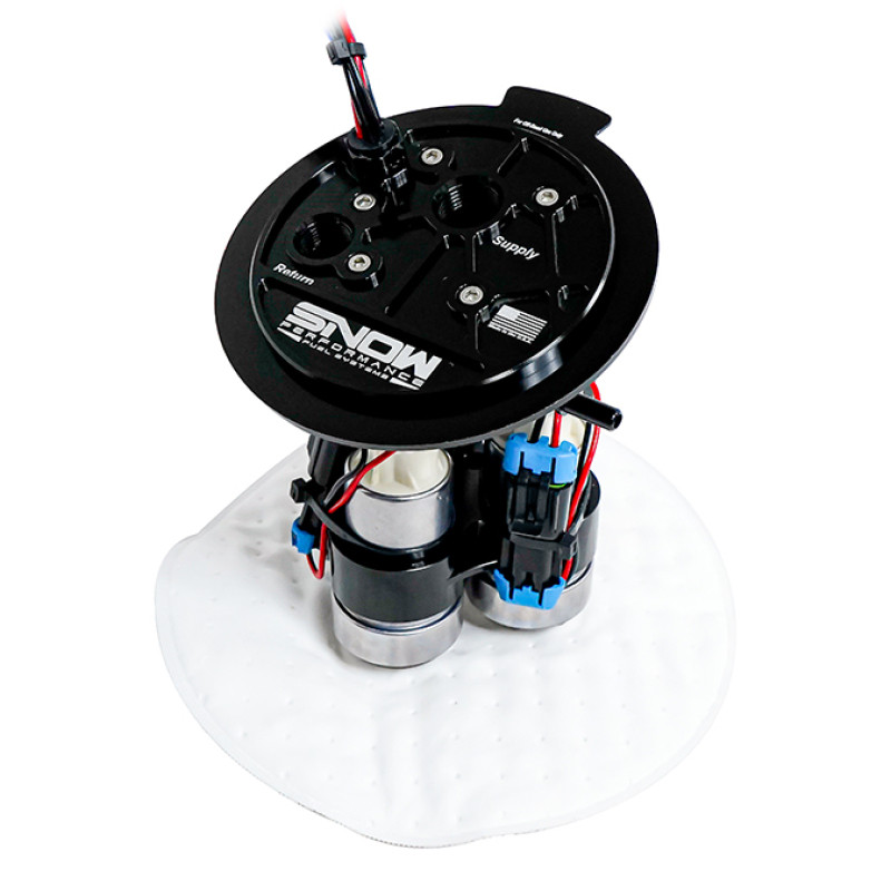 Snow Performance Muti Pump Fuel Hat - 3 Pump Race (2006 - 2023 Charger / 2005 - 2023 Challenger / 2005 - 2010 300C) - SNF-52410R