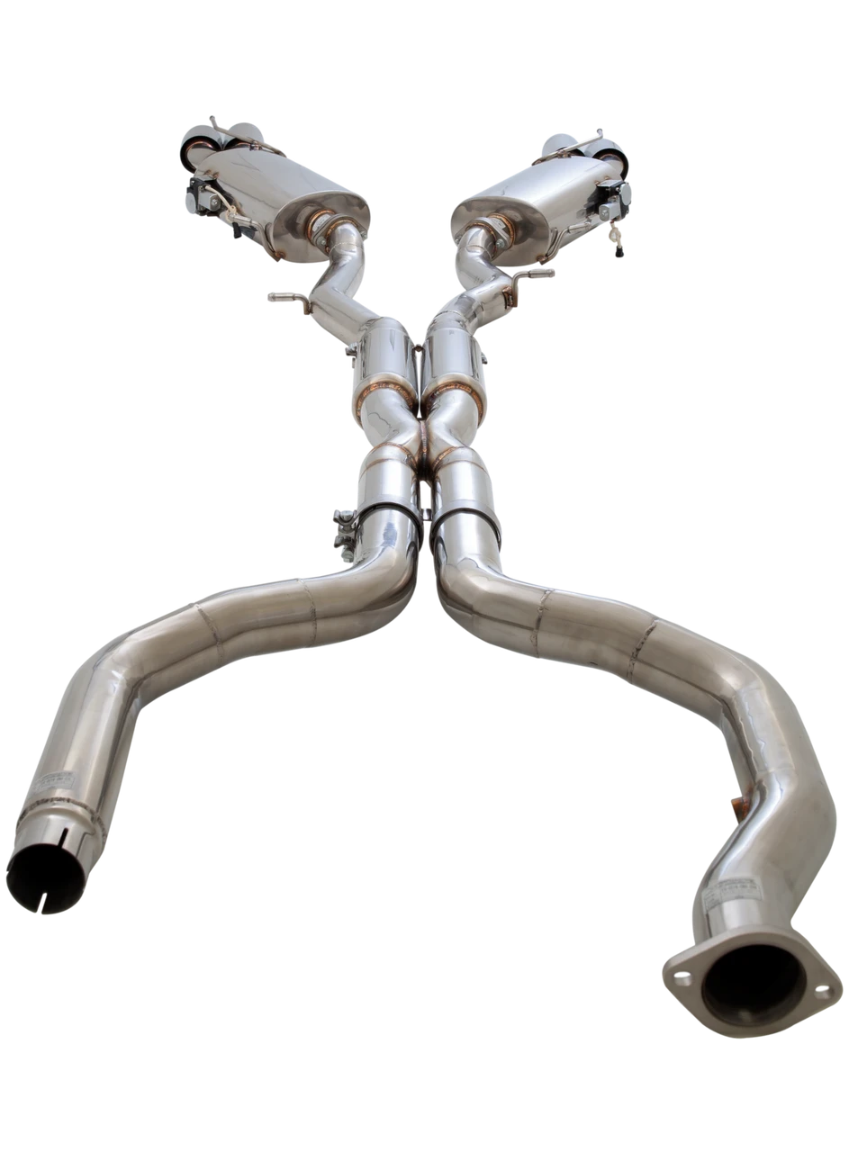 XForce Catback Exhaust System Varex Valved (2016 - 2025 Camaro SS Coupe) ES-CC16-VMK-CBS