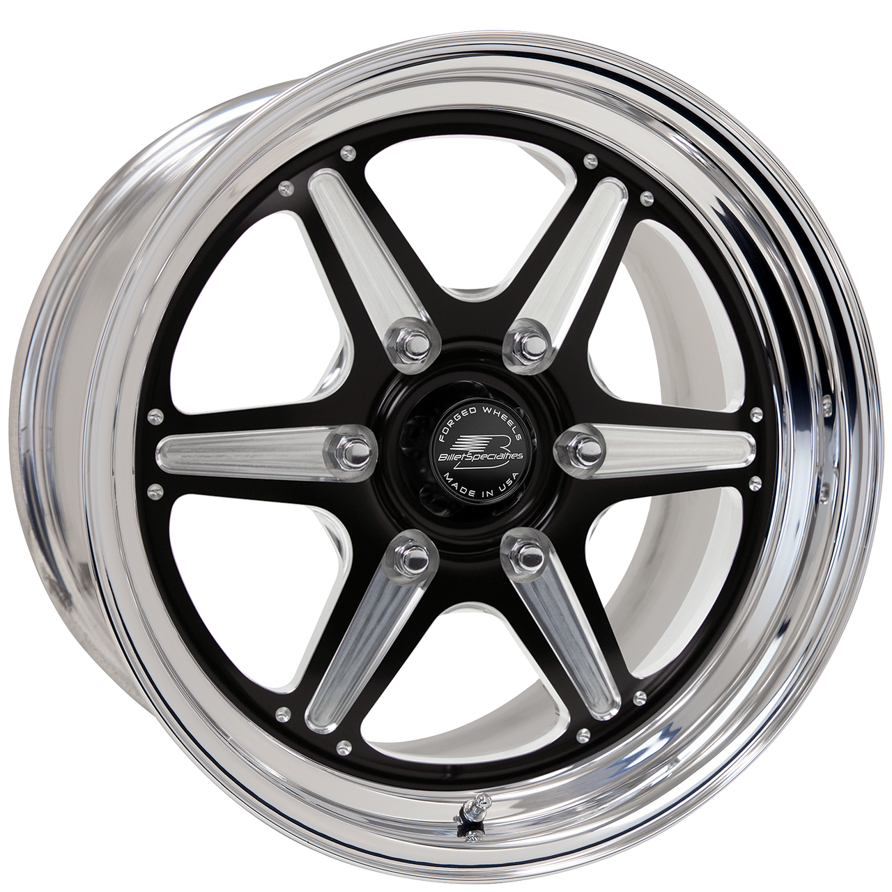 Billet Specialties 17x6 Street Lite LT 6 Lug Truck Wheel Black BRS36760