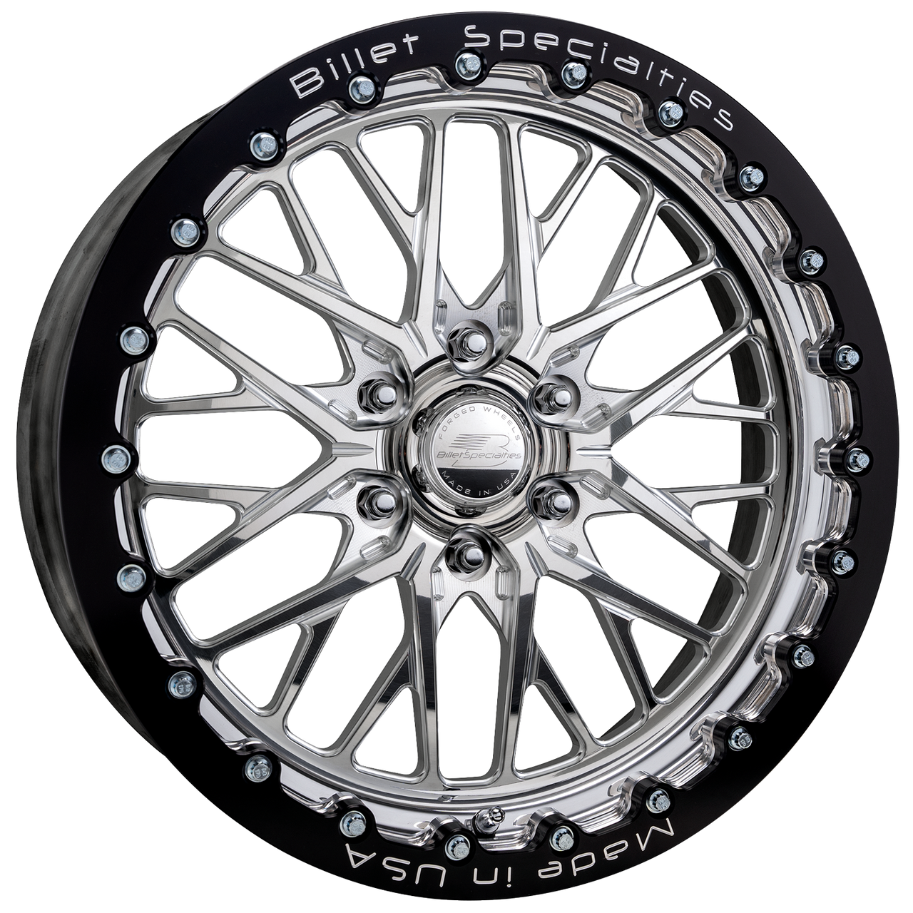 Billet Specialties 17x9.5 Redline LT Single Bead Lock 6 Lug Truck Wheel Polished RSB76795