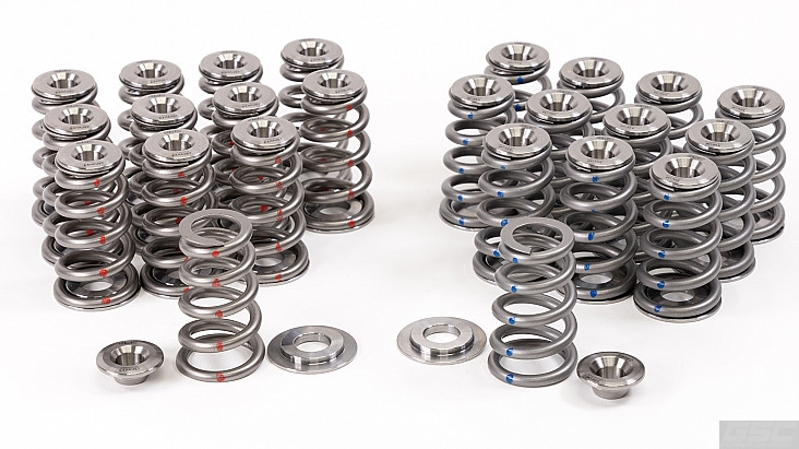 GSC Power Division Conical Spring Set w/ Titanium Retainer and Chromoly Seat (Porsche 991 / 992 Turbo) - GSC5094