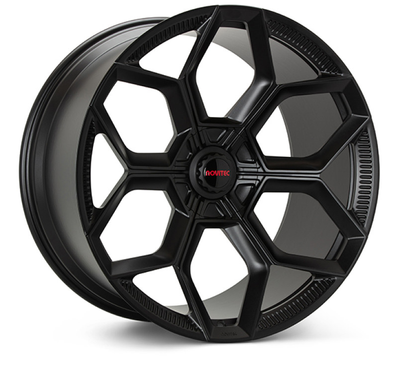 Vossen x Novitec NL5-5L 23x12 ET:15 Satin Black Lamborghini Urus Rear Wheel - F-AFP-650-F01-C26 Photo - Primary