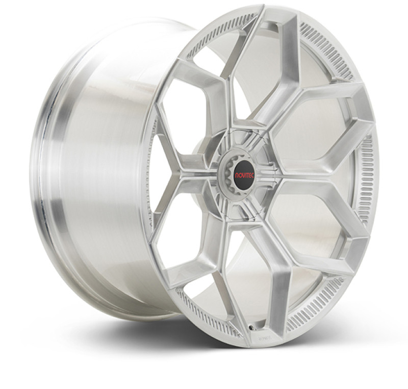 Vossen x Novitec NL5-5L 23x12 ET:15 Brushed - Gloss Clear Lamborghini Urus Rear Wheel - F-AFP-650-F02-C04 Photo - Primary