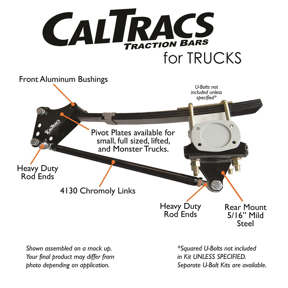 Calvert Racing CalTracs Traction Bar for Trucks (1962 - 1967 Ford F-100 2WD) - 7600-300