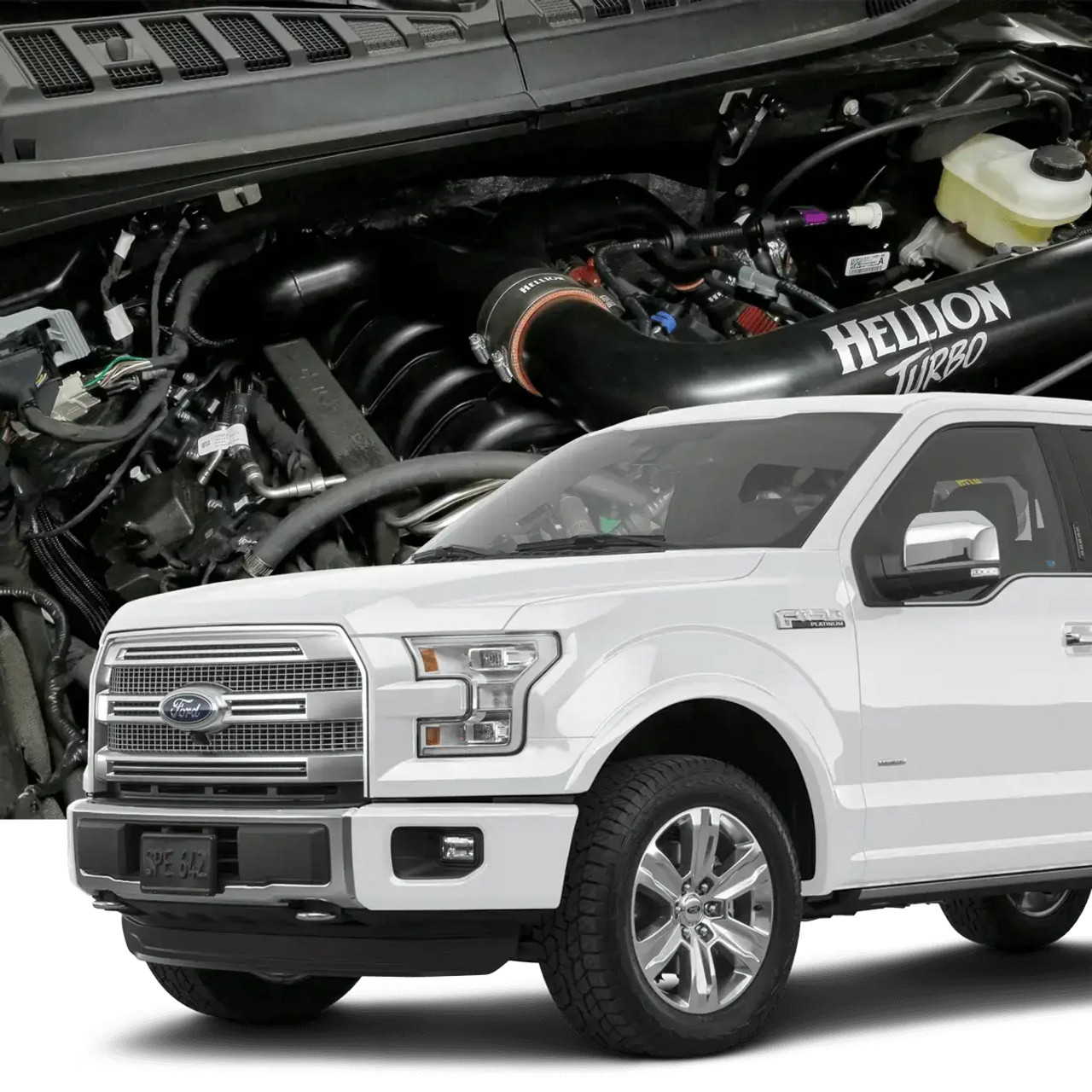 Hellion Twin Turbo System "Next Generation" Street Sleeper (2018 - 2020 F150 5.0L) HT-1820F150-TT