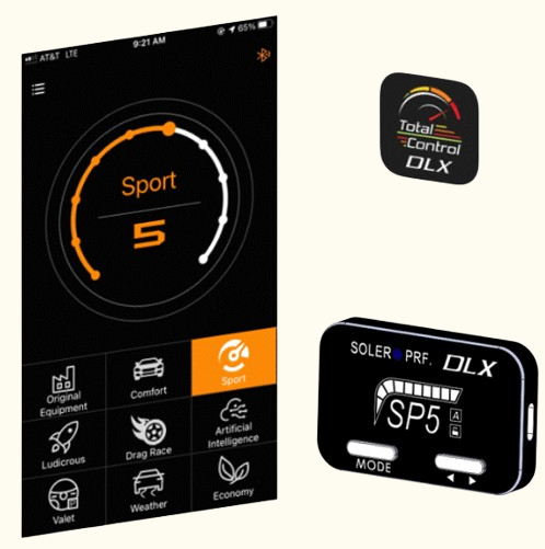 Soler DLX Bluetooth throttle controller for Ram TRX 1500 6.2L