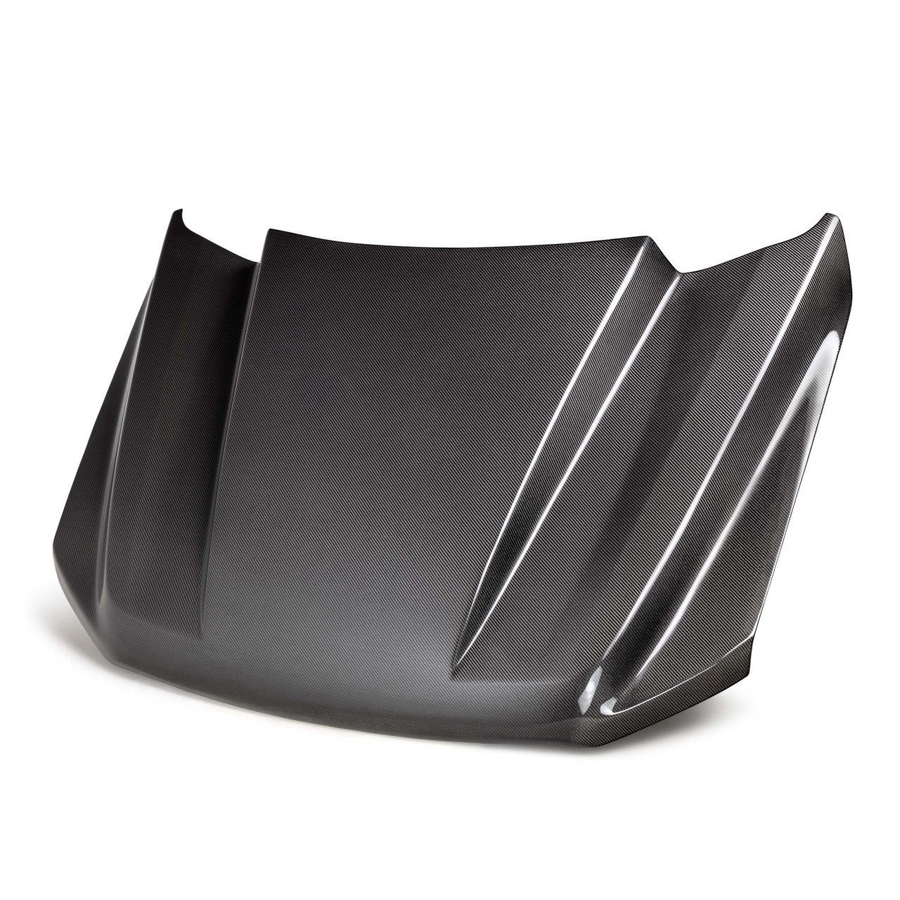 Anderson Composites Type-CJ Carbon Fiber Hood (2021 - 2025 F150 XL) AC-HD21FDF150-CJ