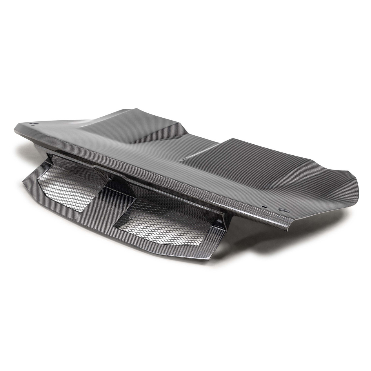 Anderson Composites Carbon Fiber Decklid - Type GTD - Double Sided (2024 - 2026 Mustang) AC-TL24FDMU-GTD-DS