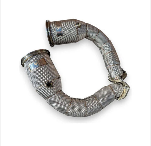 Phoenyx Design Racing Downpipe - No Cat (2018 - 2024 Porsche Cayenne Turbo 4.0L V8)