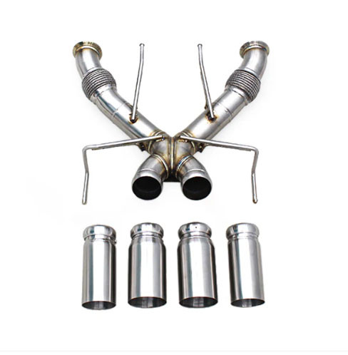 Phoenyx Design Titanium Exhaust System - Gloss Black Tips (2024 - 2025 McLaren 750S)