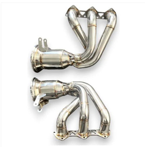 Phoenyx Design Race Headers - 200 Cell Euro 6 Sport High Flow Cat - No Tune (2013 - 2016 Porsche 991.1 911 GT3)