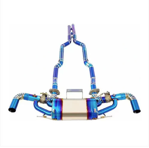 Phoenyx Design Titanium Exhaust System - Burnt Titanium Tips (2022 - 2025 Aston Martin V12 Vantage)