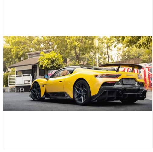 Phoenyx Design Carbon Fiber High Rear Spoiler (2020 - 2025 Maserati MC20)