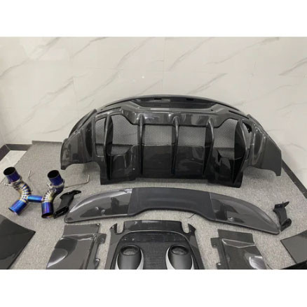 Phoenyx Design Carbon Fiber 600LT Conversion Rear Bumper (2015 - 2021 McLaren 570S / 600LT)