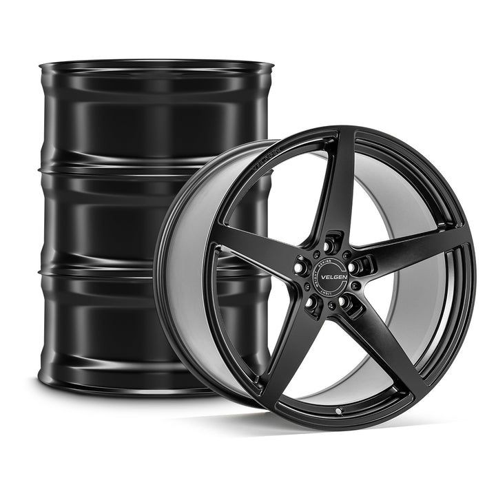 Velgen Classic5 V2 Wheel Kit - 22x10.5 - Satin Black (2020 - 2026 Explorer ST)