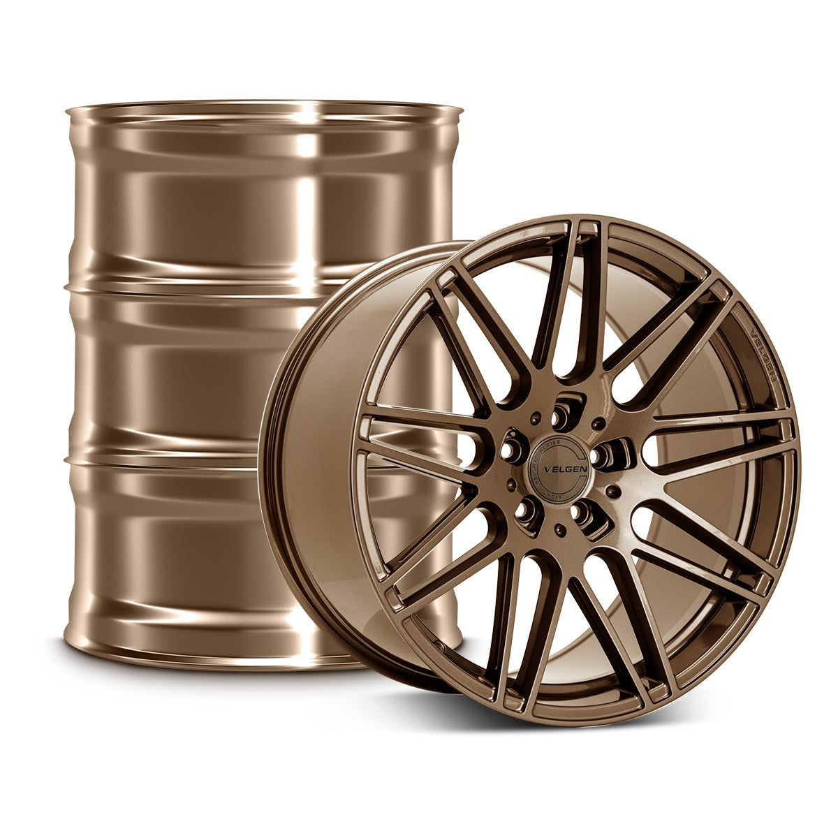 Velgen VF9 Wheel Kit - 20x9.5 / 20x11 - Gloss Bronze (2011 - 2023 Charger / Challenger Narrow Body)
