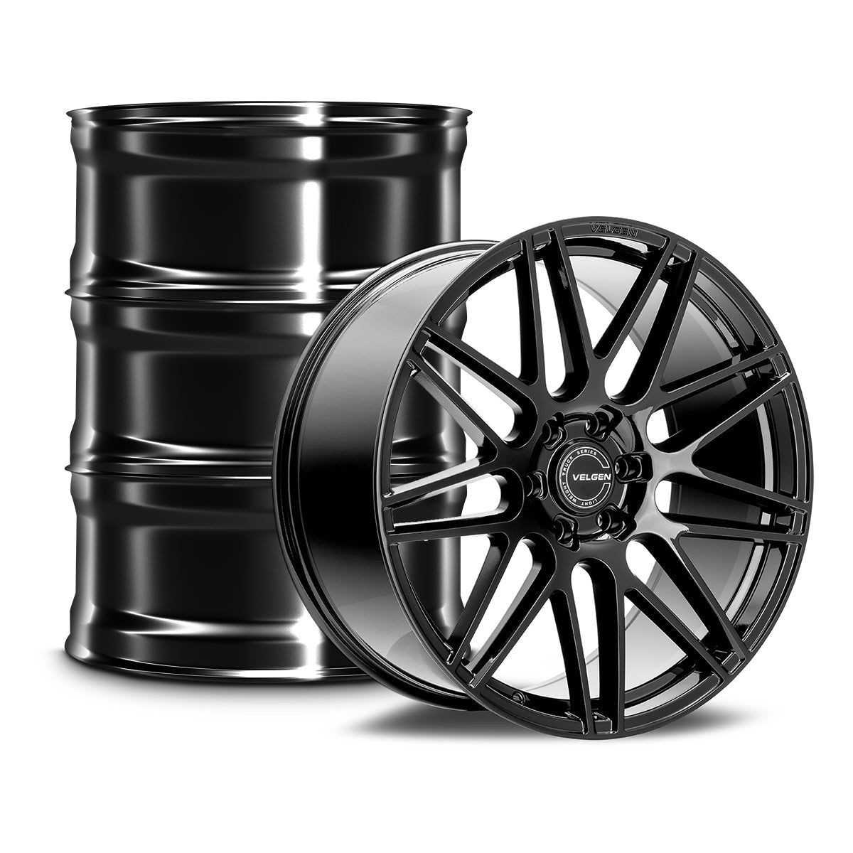 Velgen VFF-9 Wheel Kit - 22x10 - Gloss Black (2015 - 2026 F150)