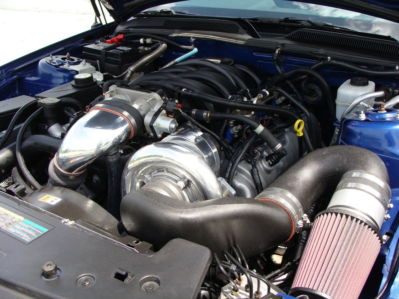 Paxton Novi 1200 SL supercharger system complete kit for 2000-2004 Mustang GT in satin finish