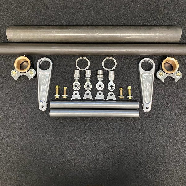 TRZ Motorsports twin tube anti-roll bar builders kit with 5 inch billet arms