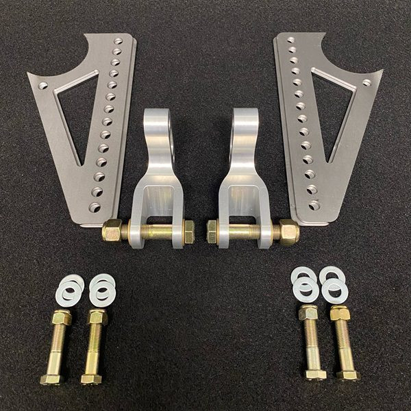 TRZ 2.5 inch dropped double shear coil over brackets