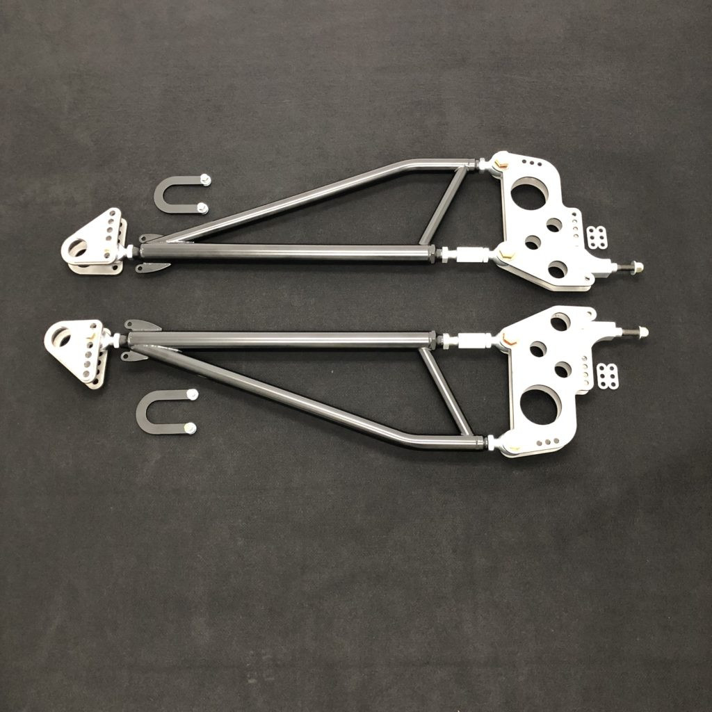 TRZ Motorsports 36 inch HD ladder bar kit with 3.50 axle tube brackets